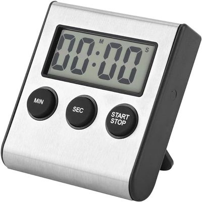 GHYFSWWWQ Digital Timer, Digital Timer, Large LCD Digital Kitchen Timer, Wall-Mounted and Tabletop Countdown Stopwatch Timer with Rear Stand Support, for Cooking, Gym, Barbecue, Kids, Teachers