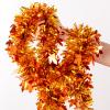 Jocomoni 33Ft Thanksgiving Tinsel Garland, Golden Maple Leaf Metallic Tinsel Garland Hanging Decoration for Autumn Thanksgiving Halloween Party Decoration view 1