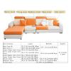 Yoovat Sofa Covers Soothing Home Sofa Covers Sofa Hero Covers Couch Cushion Covers for Dogs Stretch Couch Covers Slipcovers for Couches and Sofas (Wheat-Light Gray,Large Triple Seat Cover) view 4
