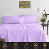 Shrinita Real 1000 Thread Count, 100% Egyptian Cotton, 18"" Deep Pocket Sheet Set [48"" X 75""] Three Quarter Size, Lilac Color Bedsheet Sets, RV Camper Motor home bunk Cot bed boat sheet set view 3