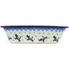 Polmedia Polish Pottery Rectangular Baker - Playing Pups Pattern Handmade in Boleslawiec Poland by Ceramika Artystyczna + Certificate of Authenticity view 3