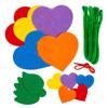Fun Express Felt Heart Bouquet Craft Kit - Makes 12 view 2