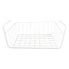 Ymiko Multipurpose Under Shelf Metal Wire Basket Storage Solution for Kitchen, Office, Pantry, Desk, and Bookshelf (Large White) view 2
