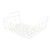 Ymiko Multipurpose Under Shelf Metal Wire Basket Storage Solution for Kitchen, Office, Pantry, Desk, and Bookshelf (Large White) view 4