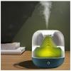 AKYLDI Landscape Design Mini Humidifier for Bedroom, 700ml Portable Humidifier, USB Rechargeable Water Humidifier for Bedroom, Home, Office,Green view 1