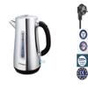 220 Volt Kettle - Cordless - 1.7 Liter - Stainless Steel - Bundle With Dynastar 220 Volts 240 Volts (Not For USE IN USA) view 2