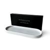 Elegant Ceramic Kitchen Sink Caddy & Bathroom Countertop Tray - Versatile Ceramic Vanity Tray for Home Organization & Decor, Durable & Microwave Safe, 11.8" x 4.1" x 0.8" view 1