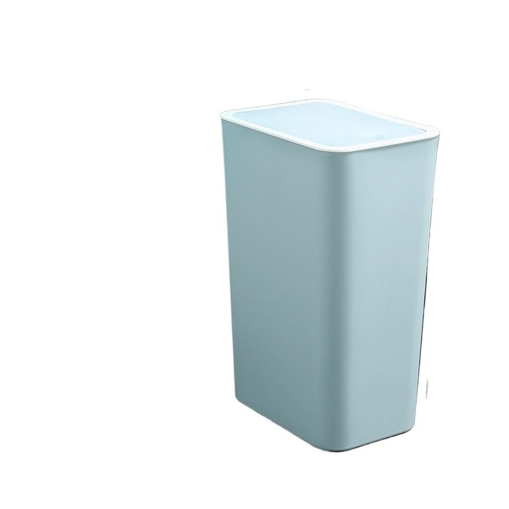 SONGCHAO Kitchen Garbage Can Nordic Creative Simple Office Trash Can Home Bedroom Kitchen Bathroom Foot Pedal Trash Can Office Trash Can (Color : B, Size : Small)
