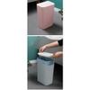 SONGCHAO Kitchen Garbage Can Nordic Creative Simple Office Trash Can Home Bedroom Kitchen Bathroom Foot Pedal Trash Can Office Trash Can (Color : B, Size : Small) view 4