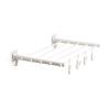 Drying Rack Folding Hanger Folding Clothes Hanger Wall Mount Retractable Cloth Drying Rack Outdoor Space Saving Aluminum Home Laundry Clothesline Clothes Rack Folding view 1