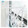 Drying Rack Folding Hanger Folding Clothes Hanger Wall Mount Retractable Cloth Drying Rack Outdoor Space Saving Aluminum Home Laundry Clothesline Clothes Rack Folding view 2