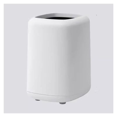 SONGCHAO Kitchen Garbage Can Bedroom Trash Can Double Layer Without Lid Home Living Room Creative Simple Cute Paper Basket Plastic Office Trash Can (Color : D)