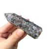 AtkitS Crystal Natural Flame fire Crystal Stone Point Fluorescent Sodalite ore Mineral (Size : 1pcs) view 1