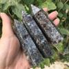 AtkitS Crystal Natural Flame fire Crystal Stone Point Fluorescent Sodalite ore Mineral (Size : 1pcs) view 4