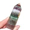 Crystal Natural Striped Fluorite Crystal Hexagonal Point Quartz Crystal Stone Point (Size : 2pcs) view 1