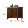 HASMI Night Stand Wood Bedside Cabinet Storage Cabinet Living Room Bedroom New Chinese Style Bedside Storage Drawer Small Cabinet Bedside Tables view 2