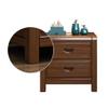 HASMI Night Stand Wood Bedside Cabinet Storage Cabinet Living Room Bedroom New Chinese Style Bedside Storage Drawer Small Cabinet Bedside Tables view 3