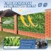 ECOOPTS 20"x20" Faux Ivy Privacy Fence Screen Artificial Boxwood Panels Topiary Hedge Plants for Indoor Outdoor Decoration, Style 12 Mixed Leaves, 4 Packs view 2