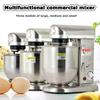 LMYYDES Commercial Food Mixer 3 Speeds 5L/7L/ 10L Food Stand Mixer Heavy Duty Electric Food Mixer Commercial with Stainless Steel Bowl Stand,10L view 3