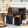 ChefRobot Dual Air Fryer 8 Quart TFT Touch Screen Non Toxic for Family Size/Kitchen/RV view 2