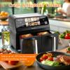 ChefRobot Dual Air Fryer 8 Quart TFT Touch Screen Non Toxic for Family Size/Kitchen/RV view 3