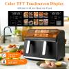 ChefRobot Dual Air Fryer 8 Quart TFT Touch Screen Non Toxic for Family Size/Kitchen/RV view 4