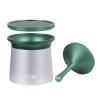 IKAPE 58mm Espresso Powder Receiver Cup, Coffee Powder Receiver Container, Suitable for 58mm Portafilters (Silver) view 1