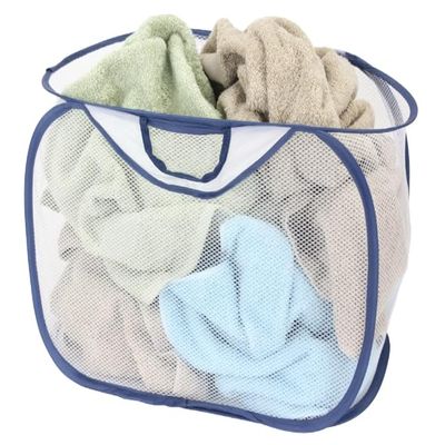 SEDLAV Lightweight Pop-Up open Laundry Basket for Dorms, Bathrooms & More