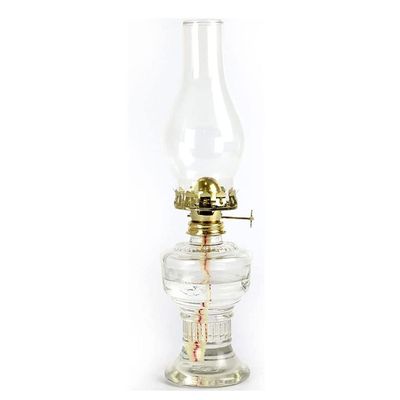 ZMQJEQANBG Kerosene Lamp, Oil Lamp Wind-Proof with Clear Glass Oil Lights Butter Buddha Front Light Adjustable Switch Kerosene Lamp Home Lighting Small Oil Lantern (Color : A)