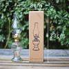 ZMQJEQANBG Kerosene Lamp, Oil Lamp Wind-Proof with Clear Glass Oil Lights Butter Buddha Front Light Adjustable Switch Kerosene Lamp Home Lighting Small Oil Lantern (Color : A) view 3