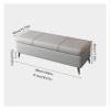 End of Bed Bench Storage Ottoman Bench for Bedroom, Upholstered Ottoman Flip Top Luxury Shoe Bench, Modern End of Bed Bench Storage Footstool for Entryway Living Room Indoor Bench for Living Room/Bedr view 2