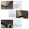 End of Bed Bench Storage Ottoman Bench for Bedroom, Upholstered Ottoman Flip Top Luxury Shoe Bench, Modern End of Bed Bench Storage Footstool for Entryway Living Room Indoor Bench for Living Room/Bedr view 4