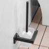 Toilet Brush and Holder, Toilet Bowl Brush and Holder Set with Stainless Steel Handle, Easy to Assemble, Deep Cleaning Bathroom Accessories view 4