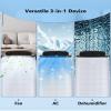 14000BTU Portable Air Conditioner, Cool/Fan/Dry 3-in-1 Portable AC Unit up to 750 Sq with Sleep Mode and Remote Control, 24H Timer, Easy Installation and Ultra Quiet AC for Bedroom, Office view 3