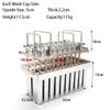 Ageanbri 10/20/30/40 pcs Stainless Steel Molds Commercial Ice Pop Molds Metal Holder Moldes Mold with Sticks, Ice Cream Molds (20 pcs/ 115ml/ Unslotted Flat Head) view 2