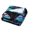 CSGJMYGS Flannel Throw Blanket, Super Soft Blankets 40""x50"", Warm Plush Blankets and Throws, Lightweight Cozy Fuzzy Blanket for Couch Sofa Bed, Charming Butterfly Throw Blanket All-Season, Style-1 view 3