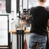 Knock Box for Espresso Grounds Commercial Floor-Standing Coffee Grounds Knock Box with Brush 18L Large Capacity Coffee Knockbox with Towel and Garbage Bags for Coffee Shops,Bar Home,Coffee lovers view 2