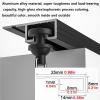 Curtain Tracks Ceiling Wall Mounted Heavy-Duty Curtains Rails Room Divider Curtain Track, Self Adhesive Ceiling or Wall Curtain Track, Adhesive Curtain Rods, for Living Room Bedroom ( Color : Black Pe view 4