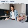 ALIUNI Drawer and Shelf Liner, Non-Slip Kitchen Cabinet Liners Non-Adhesive Thick Strong Grip Waterproof Washable Mats Protect Dresser Shelves Cupboard Bathroom Cabinets, Pure Gray, 18 in X 20 FT view 3
