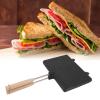 Hand Sandwiches Maker, Multifunctional Double Sided Prevent Stick Hand Toaster Sandwiches Maker for Home Breakfast view 3