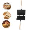 Hand Sandwiches Maker, Multifunctional Double Sided Prevent Stick Hand Toaster Sandwiches Maker for Home Breakfast view 4