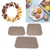 15,25,35Holes Muffin Top Pan Carbon Steel Bakeware Oven Baking Gold Baking Bakeware Muffin Tray Baking Carbon Steel Bakeware Bakeware Set Cupcake Baking Pan for Oven Baking(25 Hole) view 3