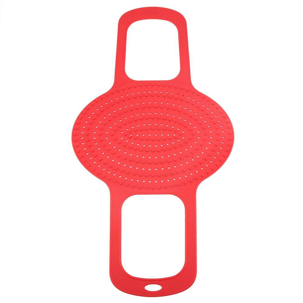 AYNEFY Food Grade Silicone Heat Turkey Lifter Non Stick Poultry Cooking Mat for Easy and Safe Roast Removal - 23.2x12.4in - Red (Red), #-01, AYNEFYriqm3g92k1-01