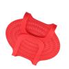 AYNEFY Food Grade Silicone Heat Turkey Lifter Non Stick Poultry Cooking Mat for Easy and Safe Roast Removal - 23.2x12.4in - Red (Red), #-01, AYNEFYriqm3g92k1-01 view 3