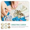 STOBOK 12pcs Natural Dried Okra Slices for Crafts Handmade Pressed Vegetable Material for Scrapbooking Phone Case Home Decor Elegant Crafting Supplies view 4