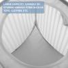 Cabilock Boho Laundry Basket Multi-purpose Folding Laundry Hamper Sturdy Handles Space-saving for Bedroom Boys and Girls view 3