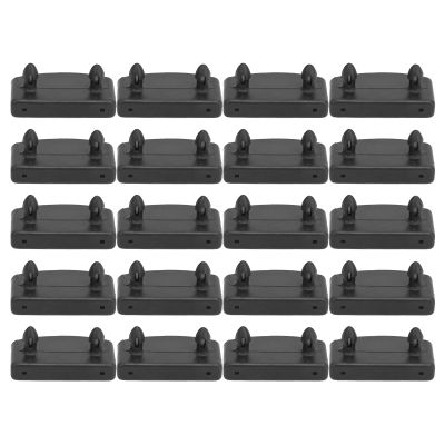 Pwshymi 20 Premium Plastic Bed Slat Cover Holders, Stable Furniture Accessory with Easy Installation, for Bed Base, Sofa Frame