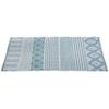 Home Furnishings By Larry Traverso HF by LT Mila Multi-Weave Indoor/Outdoor Area Rug, 24 x 40 inches, Durable PET Fiber, Easy to Clean, Teal, TR0806 view 2
