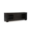 Signature Design by Ashley Galliden Urban 2-Drawer 80" TV Stand for TVs up to 91" with Adjustable Shelves, Cabinets, Cord Openings, Black view 1