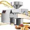Electric Oil Press Machine,Cold Hot Press All Stainless Steel Oil Extractor,820W Food Grade Automatic Oil Extractor for Commercial Home,Peanut Sesame Canola Coconut Sunflower Seeds,110V view 1